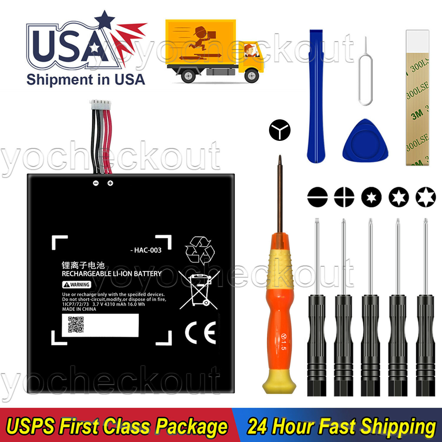 for Nintendo Switch HAC-003 Battery Replacement Part HAC-001 TABLET