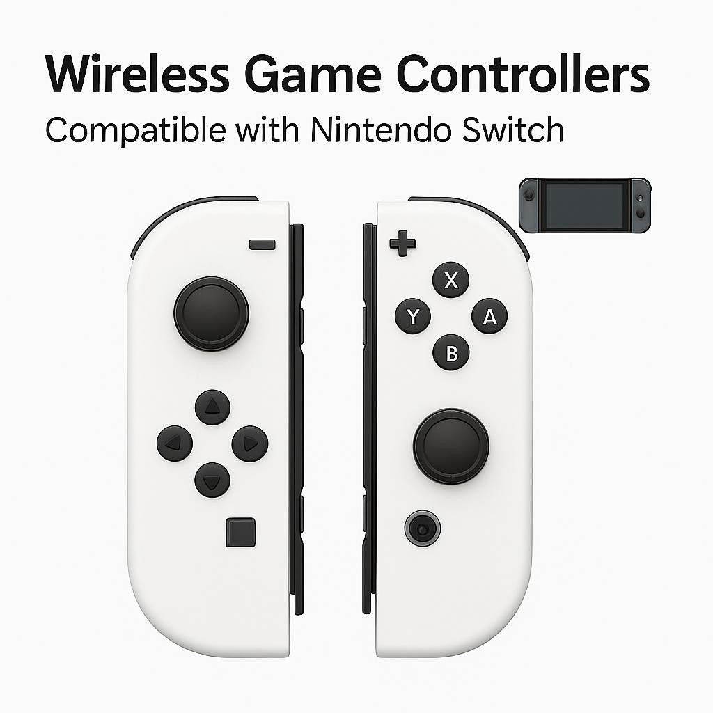Wireless Gamepad Left & Right Game Controller For Nintendo Switch Joy-Con1-Pair