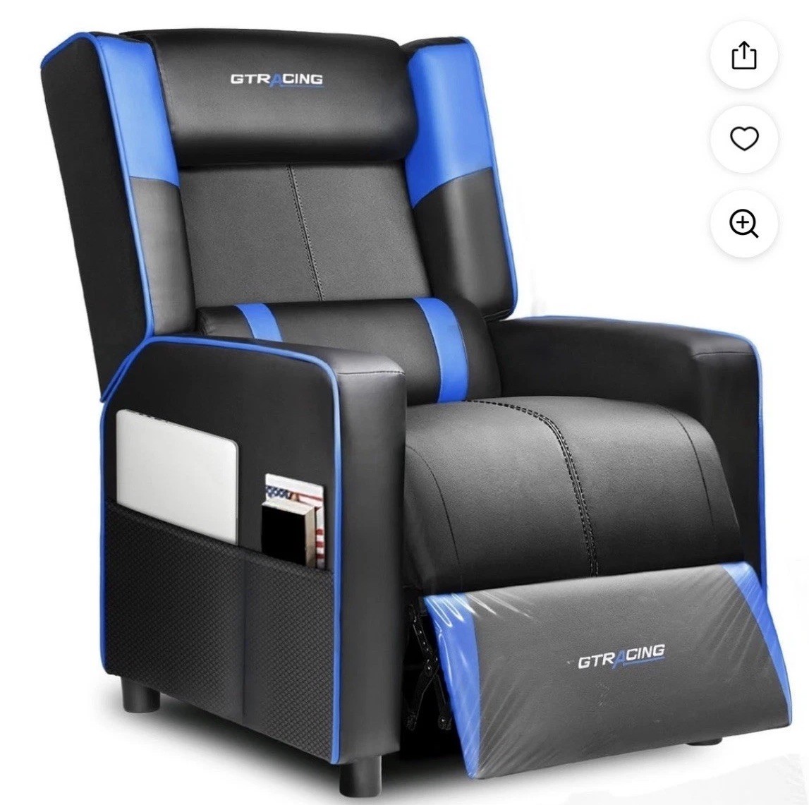 Gaming Recliner Chair GT208M with speakers excellent condition. SE OHIO PICKUP!!
