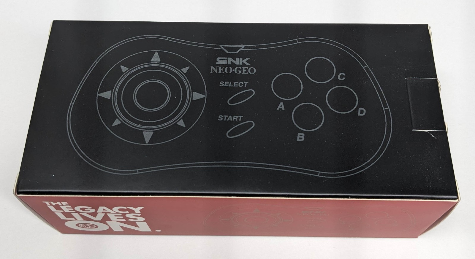 Neo Geo Mini Pad Black Controller, SNK 40th Anniversary – New –
