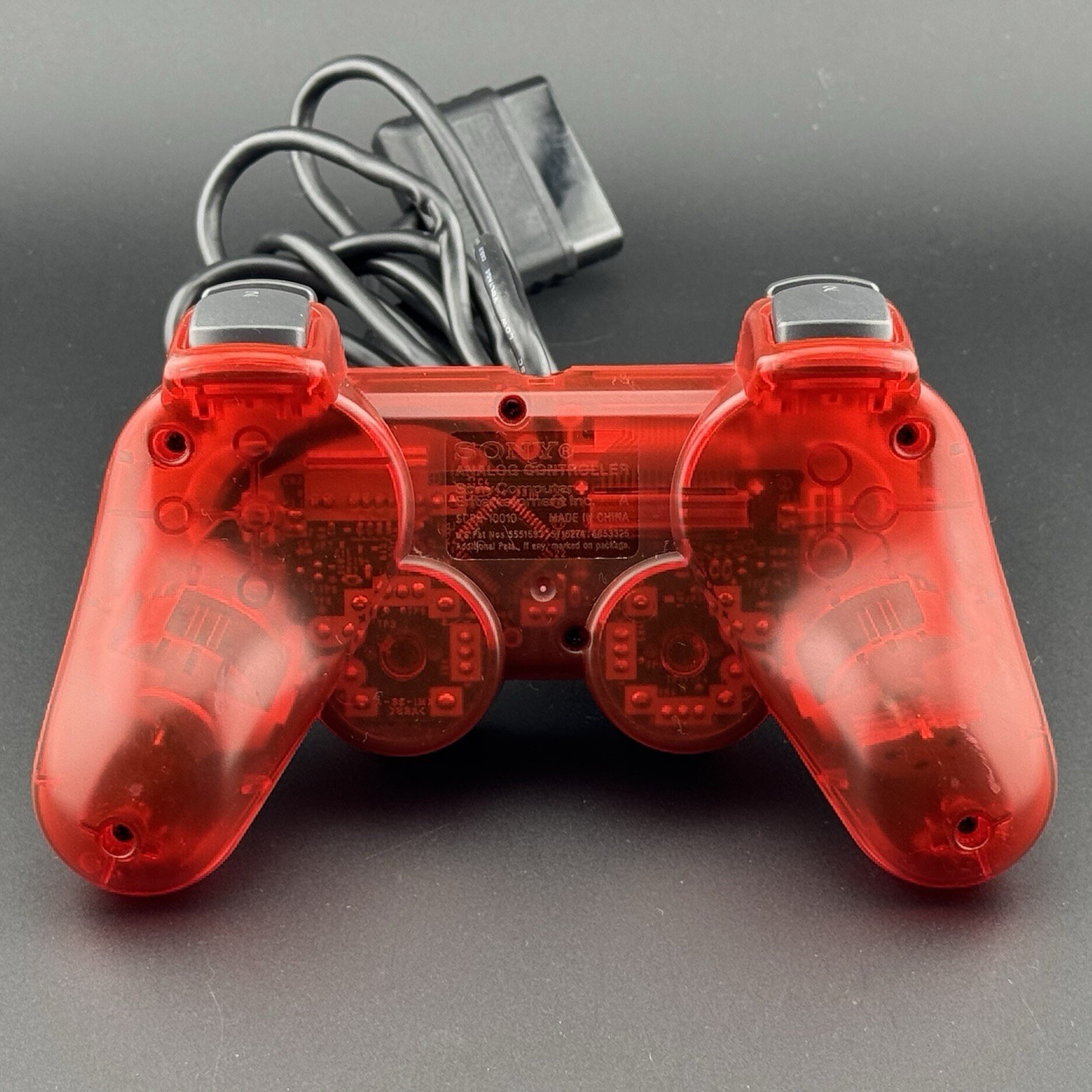 Sony PlayStation PS2 OEM Crimson Clear Red DualShock 2 Controller SCPH-10010 9