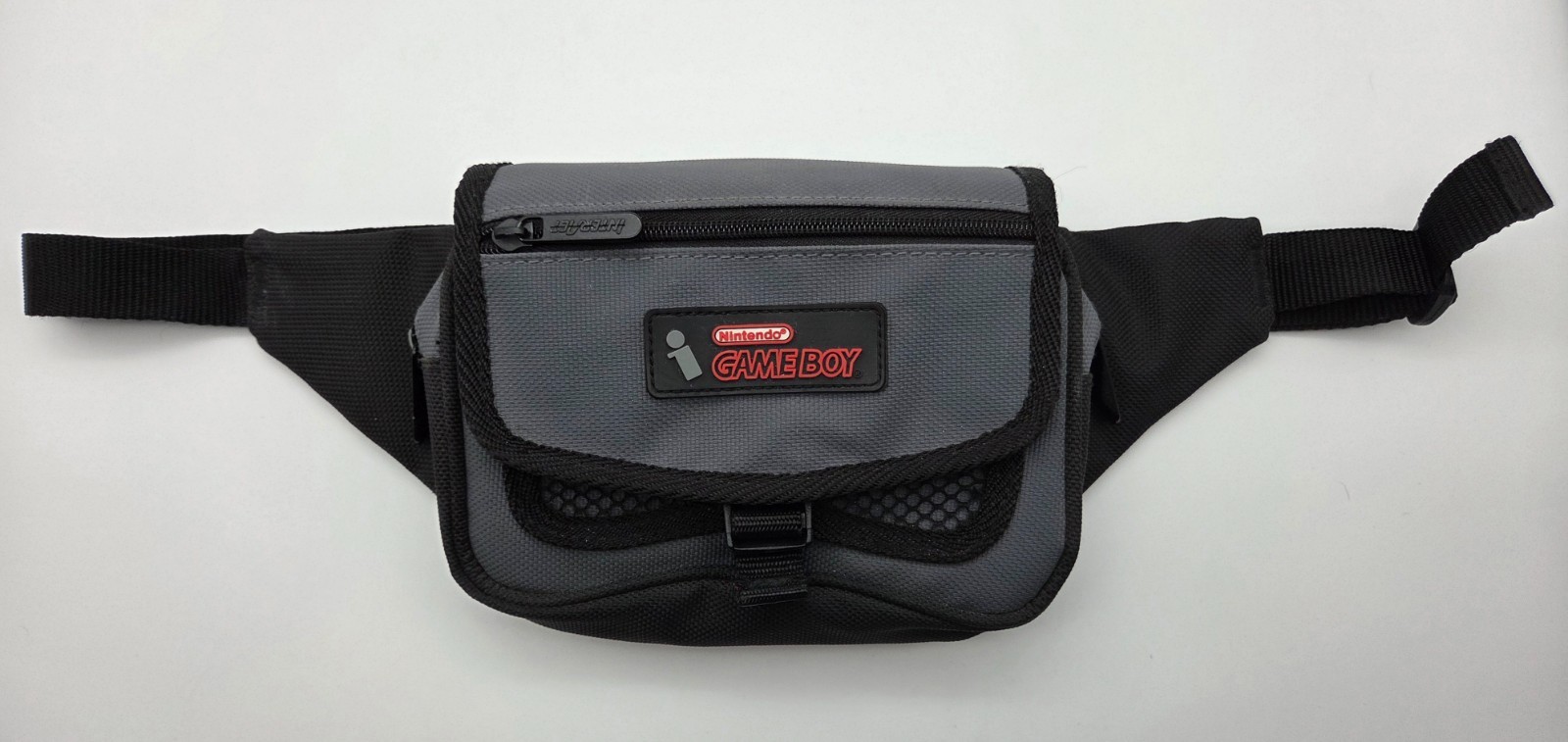 InterAct Nintendo Game Boy Waist Pack Carrying Case Fanny Pack Pouch Gray Black