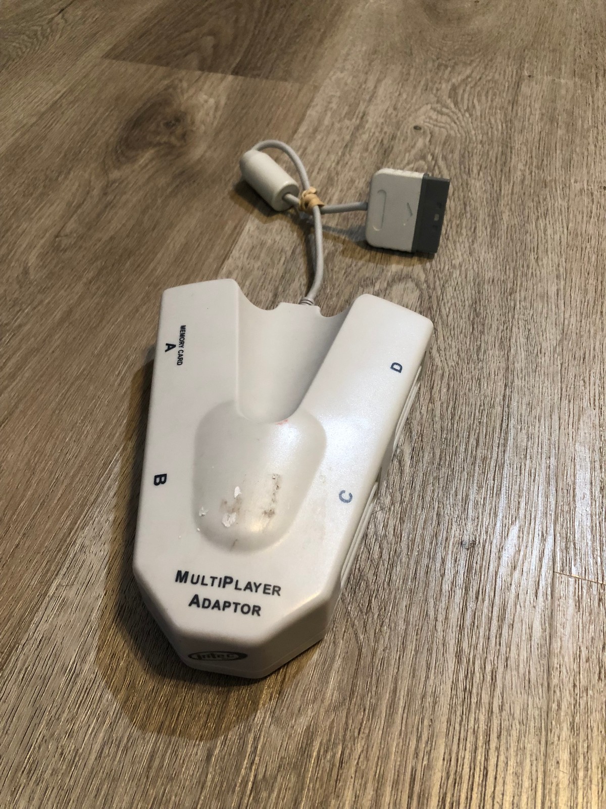 Playstation 1 Multiplayer Adapter Multitap Intec Controller Memory Card Adaptor