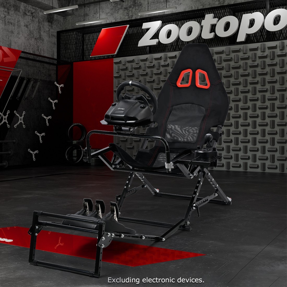 Zootopo Racing Simulator Gaming Cockpit Stand Fits For Fanatec CSL-DD CSL TSSH