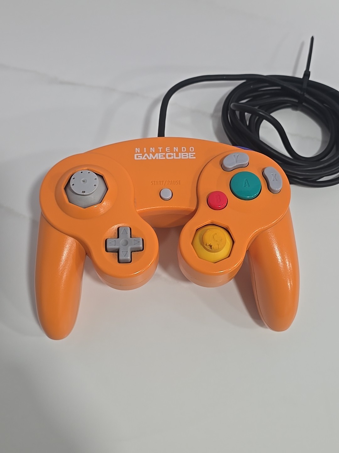 Official Nintendo GameCube Controller Spice Orange Official OEM DOL-003 WORKS