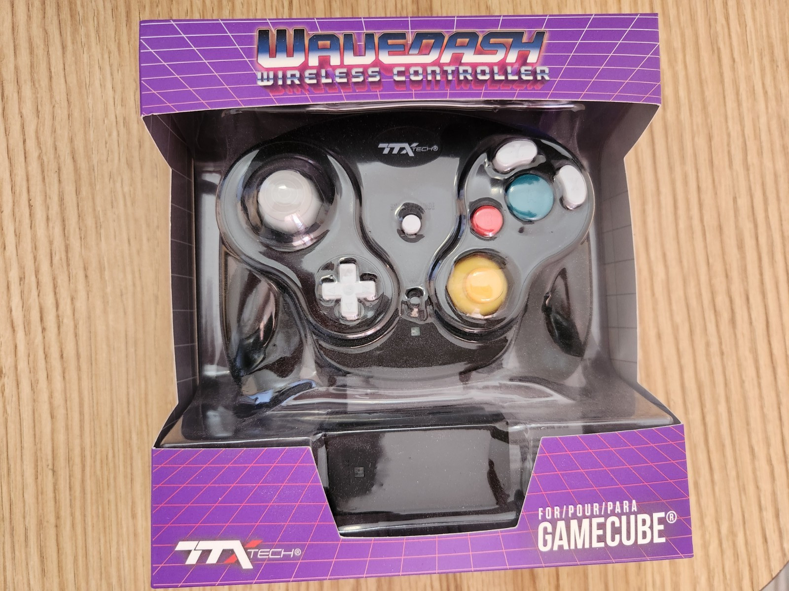 GameCube Wavedash Wireless 2.4GHZ Controller Black by TTX Tech