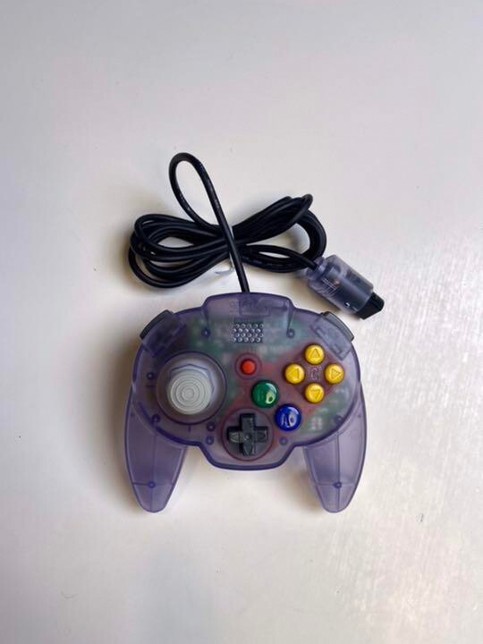 Nintendo 64 HORI PAD MINI N64 Original Officia controller Clear Purple Violet