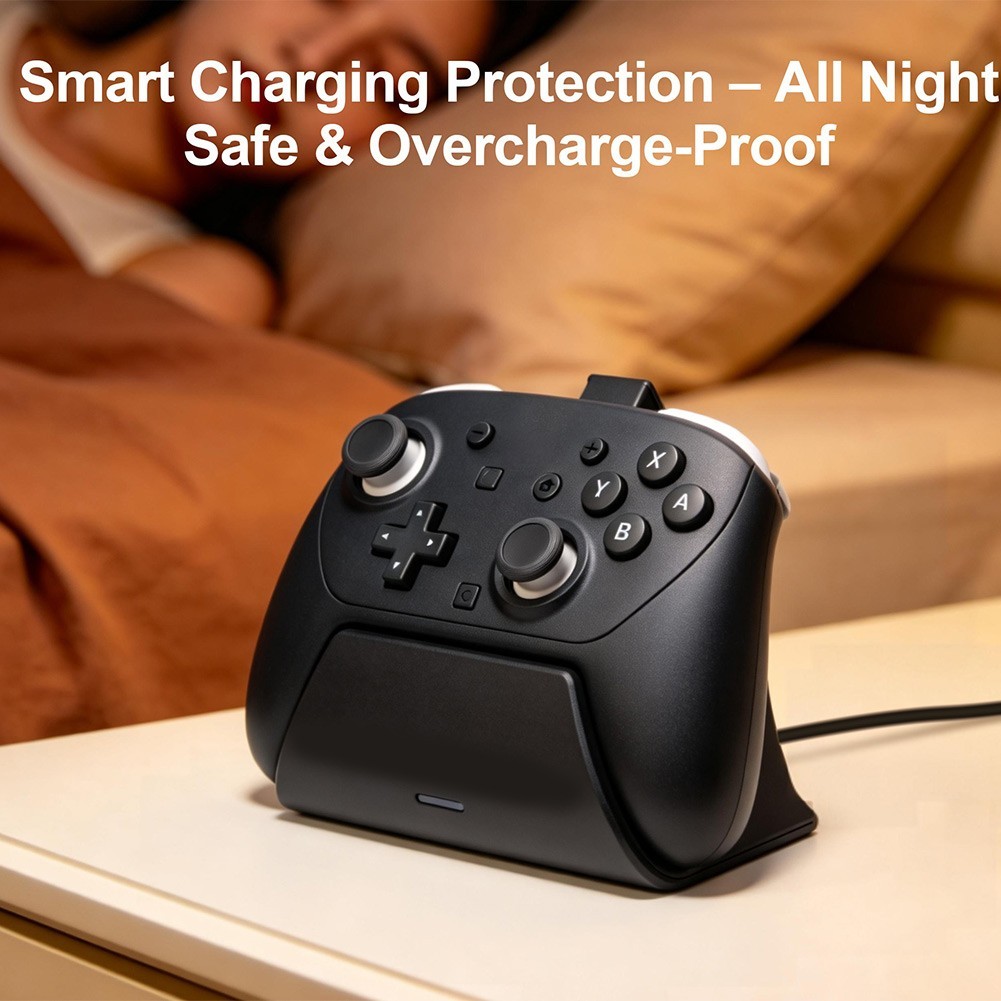 ABS Charging for Switch for 2 Pro Controllers with Visual Charge Status