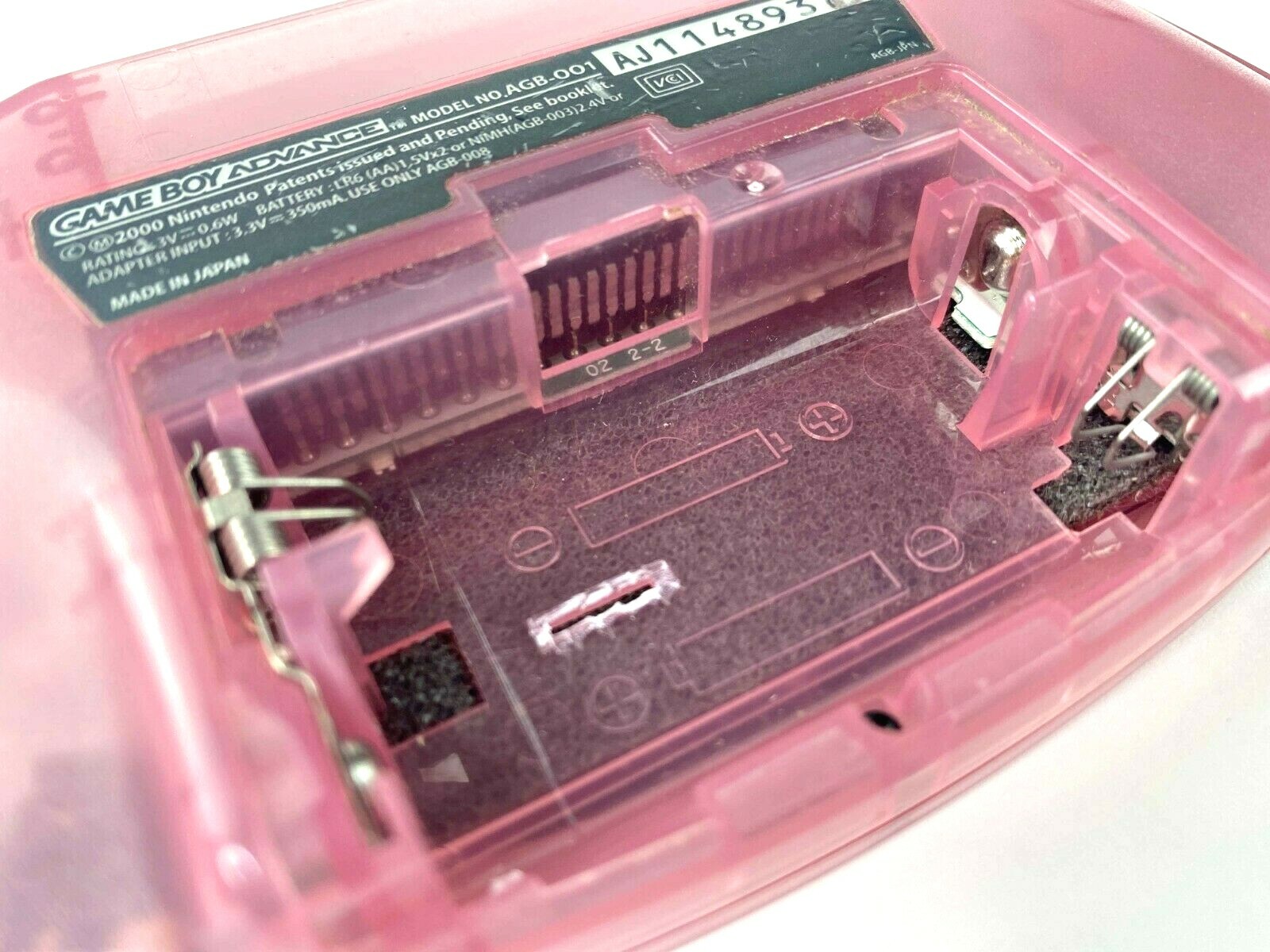 FunnyPlaying Gameboy Advance Rechargeable Battery Mod 1800mAh Li-ion USB-C GBA