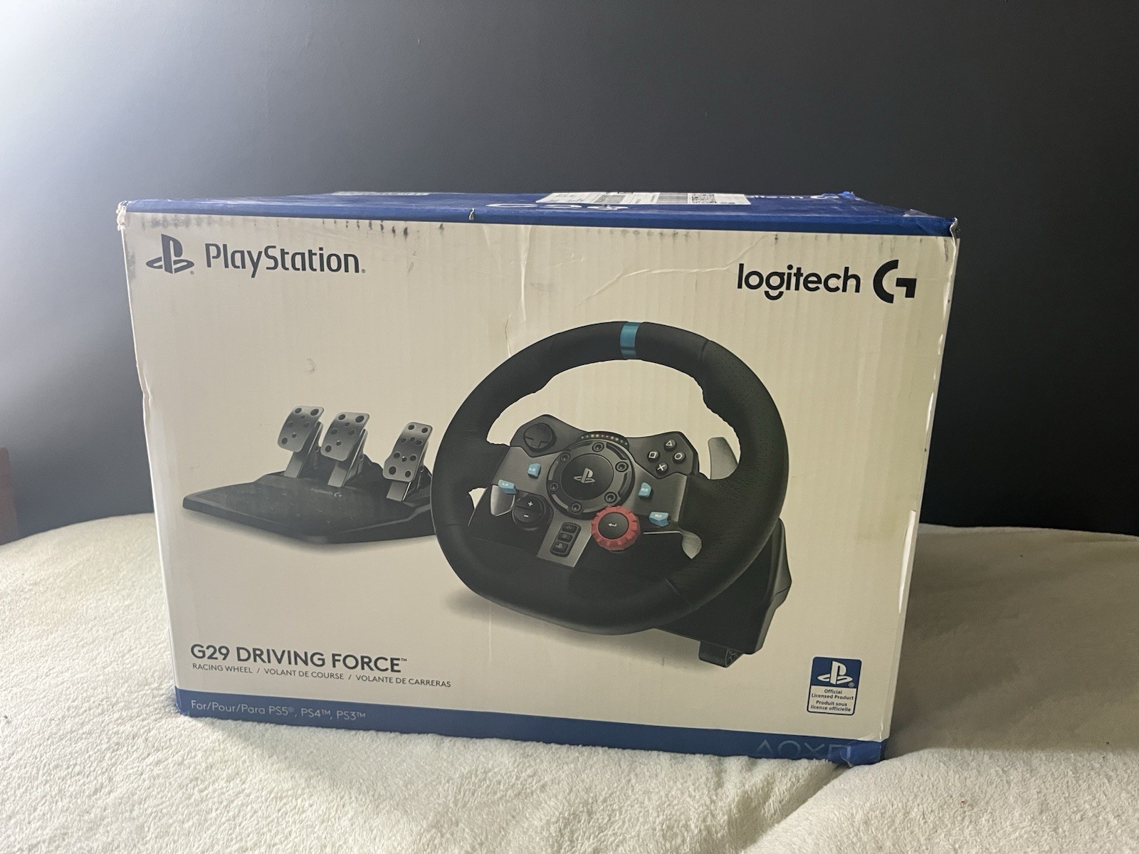 Logitech G29 Driving Force Racing Wheel and Pedals for PlayStation 5 4 3 Wired