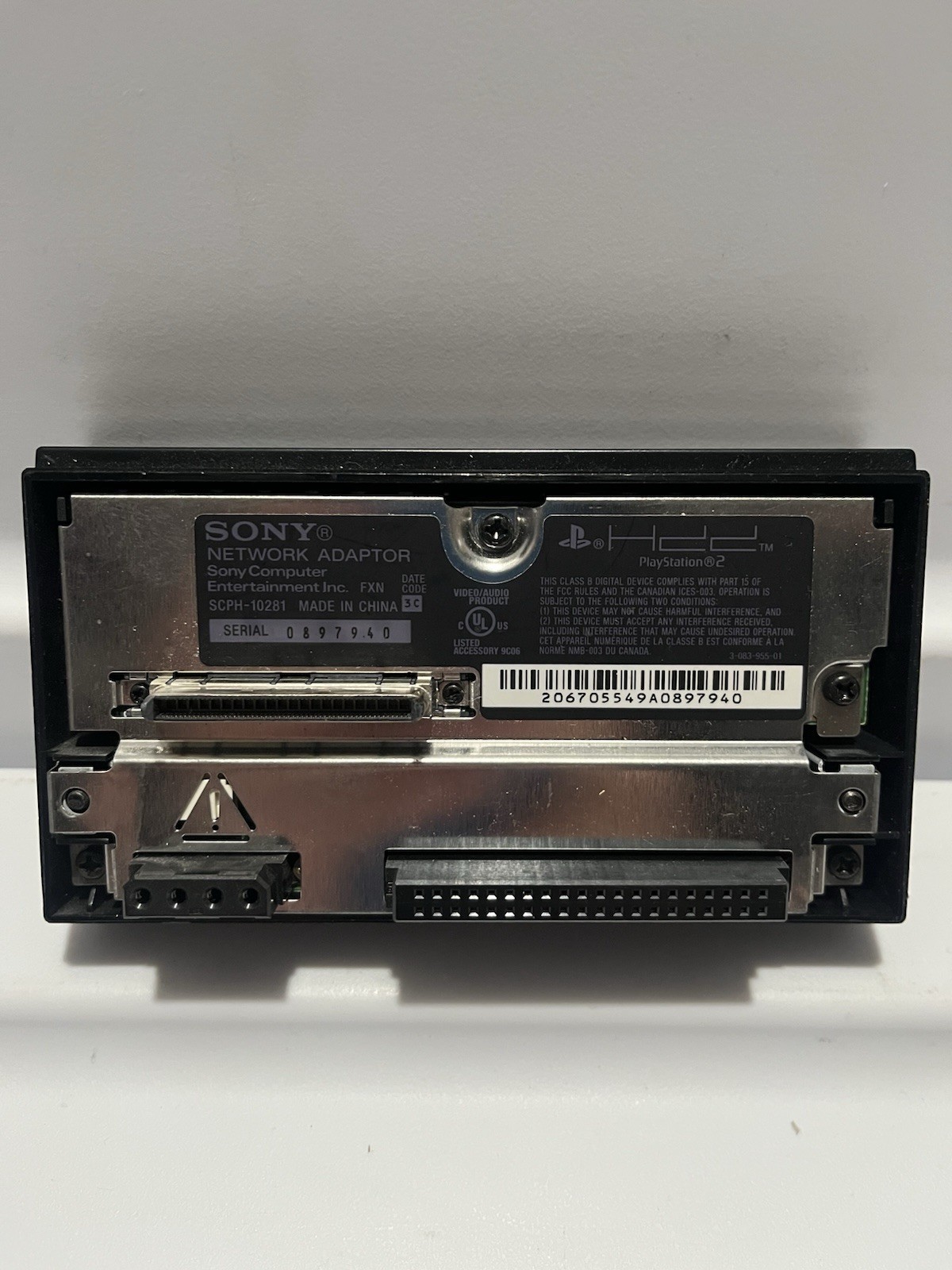 Sony PlayStation 2 PS2 Network Adapter SCPH-10281 OEM HDD LAN Adapter Tested