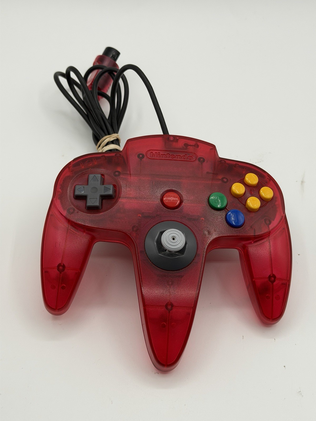 Nintendo 64 Funtastic Watermelon Red Controller OEM! Tested Working!!!!
