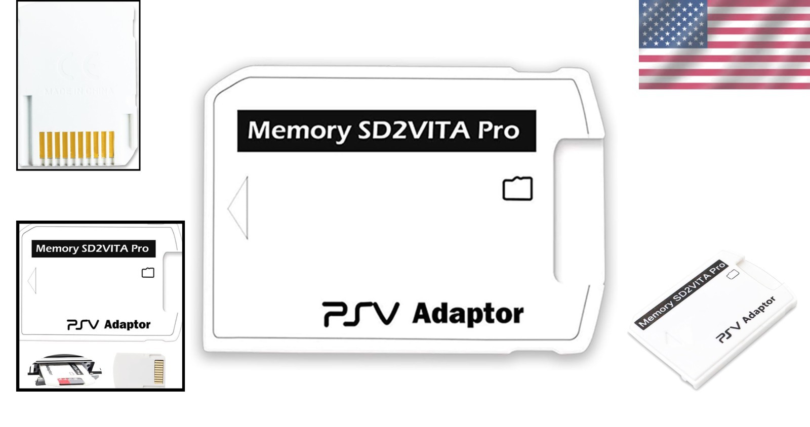 SD2Vita Memory Card Adapter V6.0 for PS Vita 1000/2000 – 256GB Support