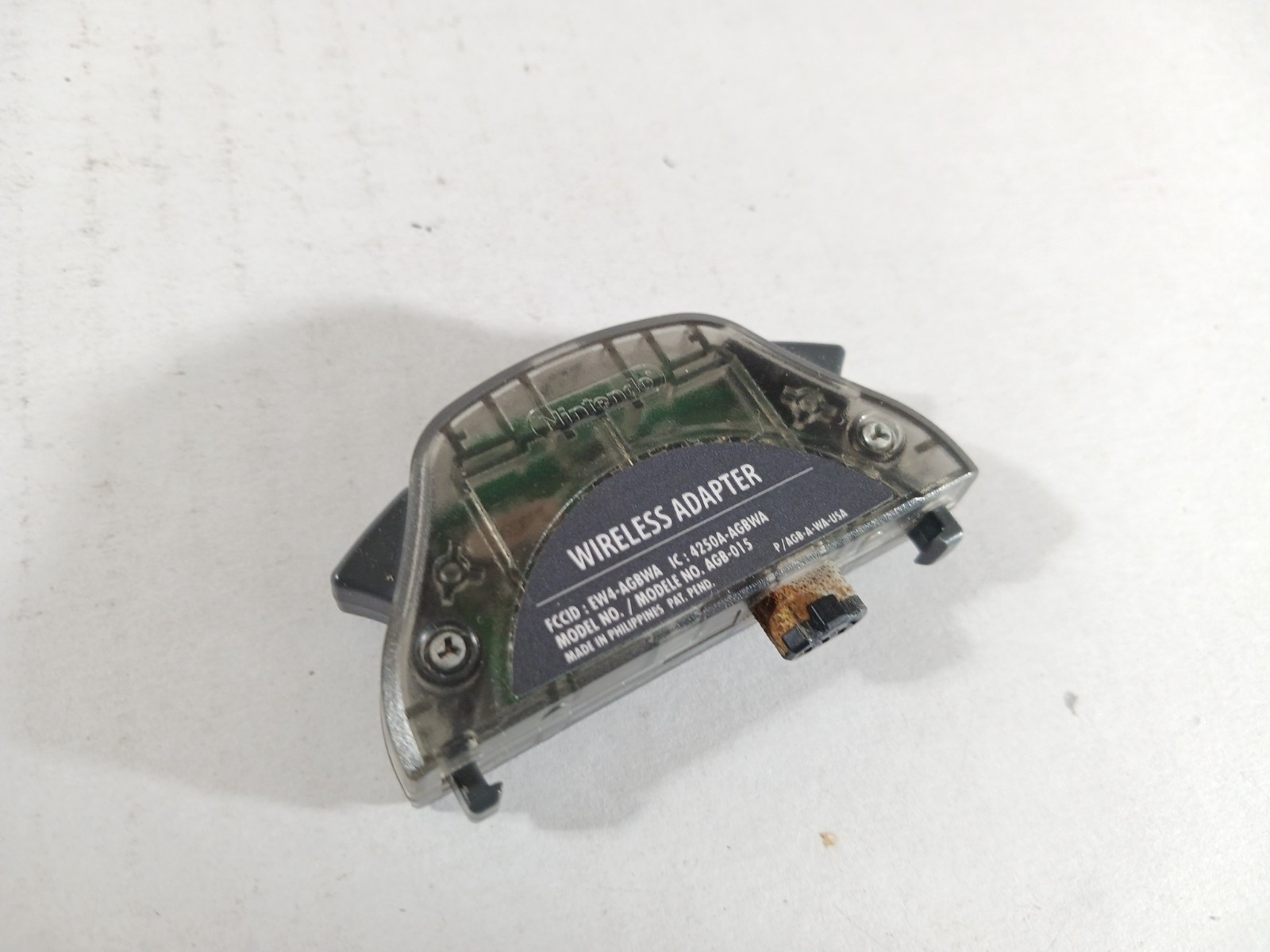 Nintendo Game Boy Wireless Adapter GBA SP Untested AS-IS AGB-015 Rusted End