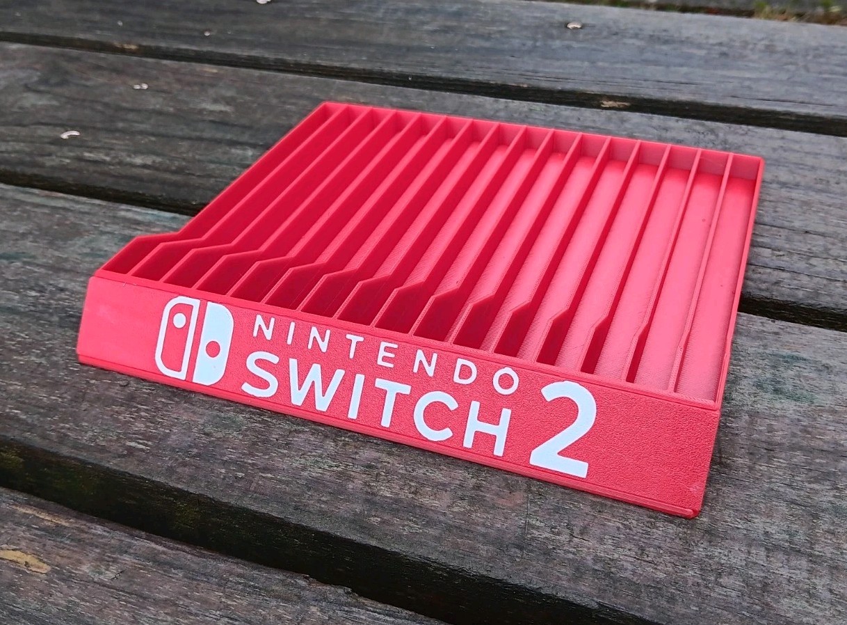 Nintendo Switch 2 Videogame Case Holder Organizer Display – Holds 16 Games