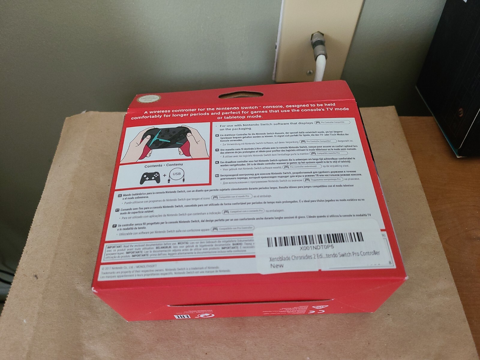 Brand New Xenoblade Chronicles 2 Pro Controller for Nintendo Switch Console