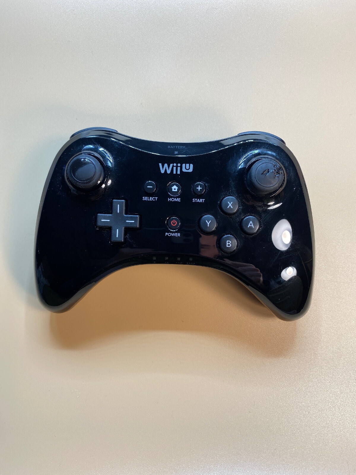 Official OEM Nintendo Wii U Pro Black Wireless Controller WUP-005 Authentic
