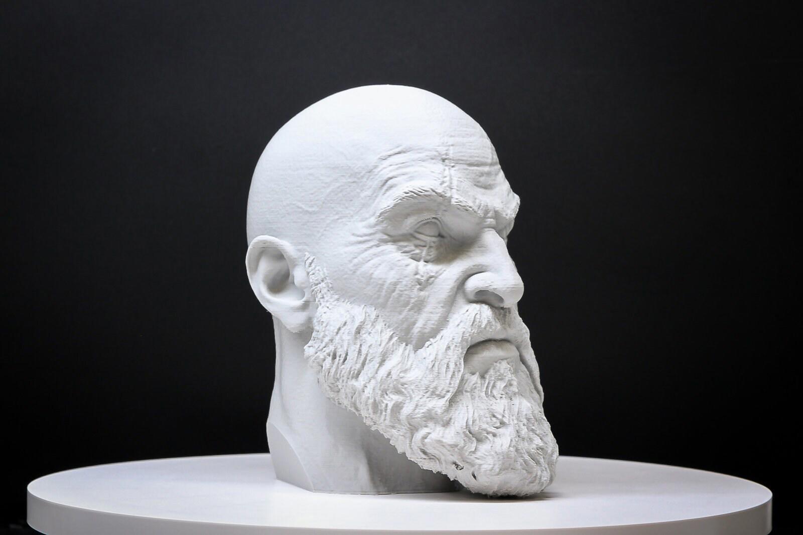 Kratos Headphone Stand | God of War Headphone Holder | PC Viking Headset Display