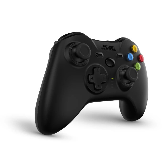 Retro Fighters Hunter 360 Wireless Controller- Black – for XBOX 360 and PC
