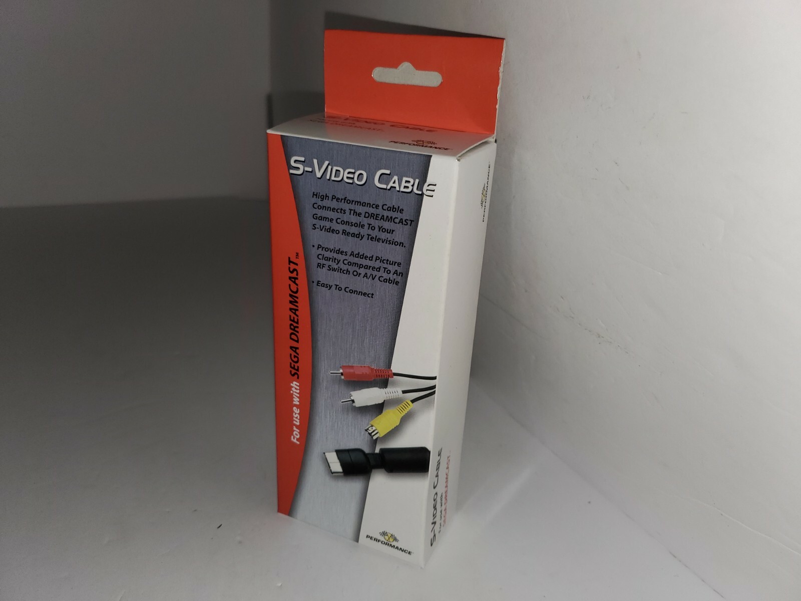 NEW in BOX S Video Cable Adapter Cord for Sega Dreamcast by Performance S-Video