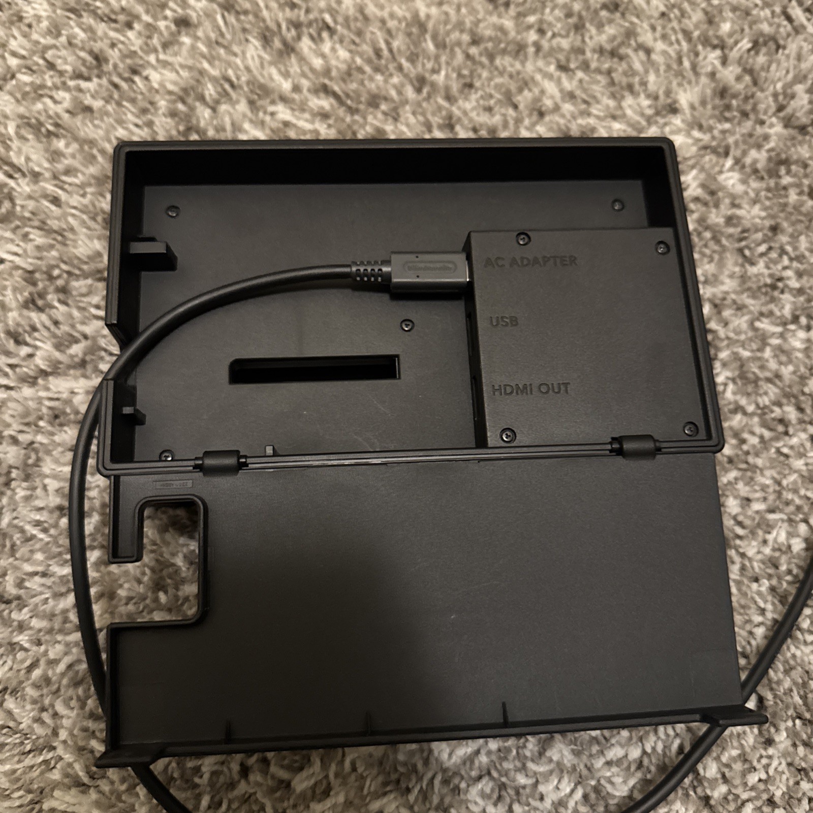 Original Nintendo Switch Charging Dock+AC Adapter Power Cable