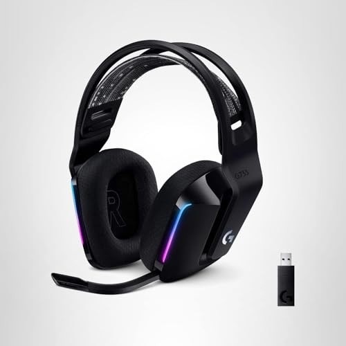 Logitech G733 Lightspeed Wireless Gaming Headset Suspension Headband Lightsync