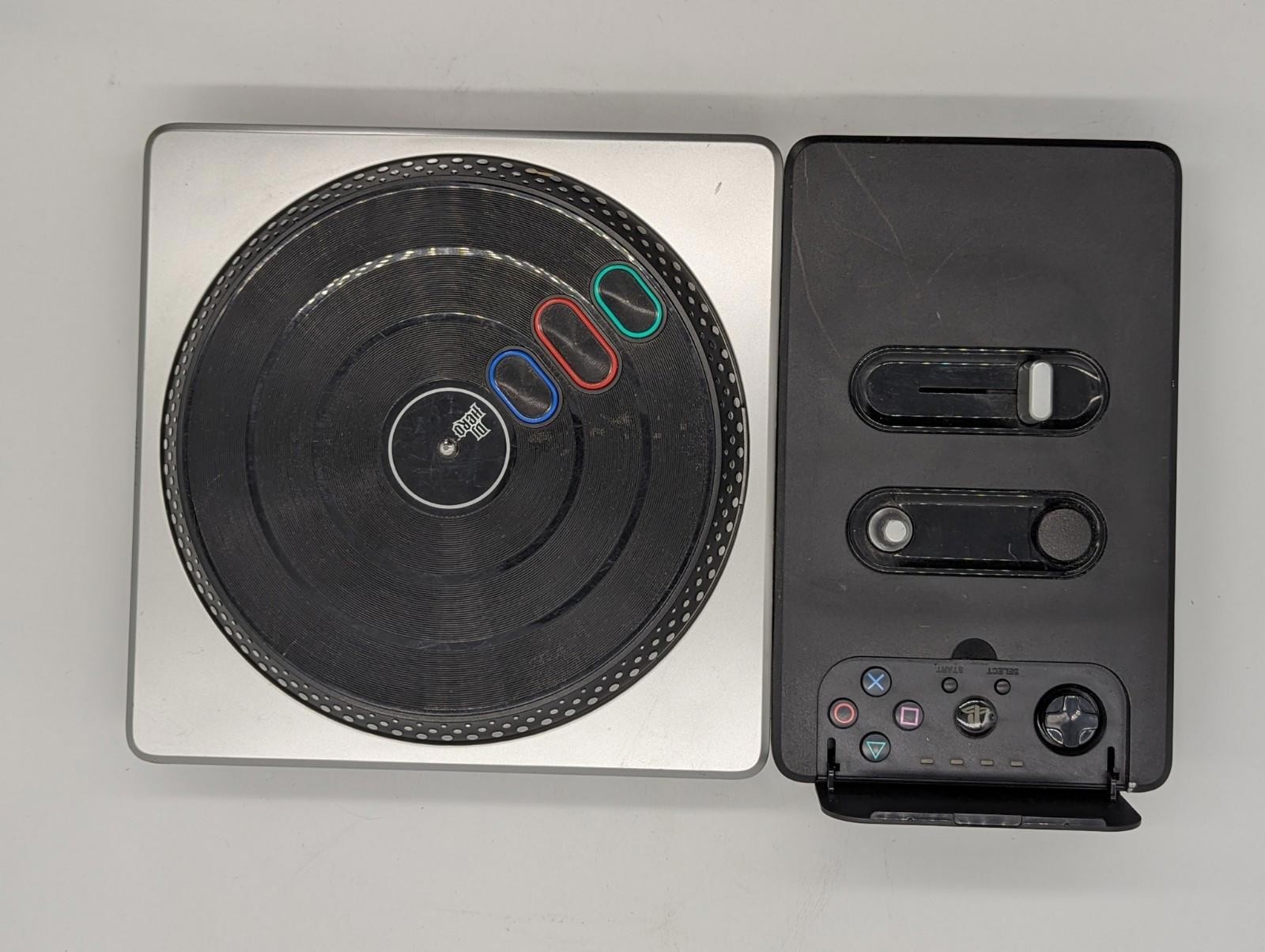 DJ Hero Wireless Turntable Controller Sony Playstation PS2/PS3 No Dongle Tested