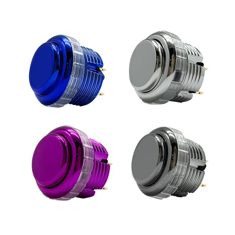 qanba Gravity metallic color 30mm Mechanical shaft Pushbutton (F07（8 pcs）)
