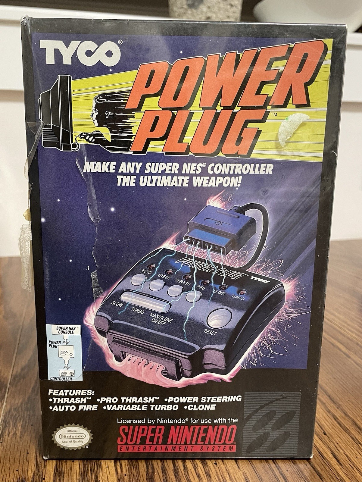 TYCO Power Plug Super Nintendo Entertainment System Controller BRAND New Sealed