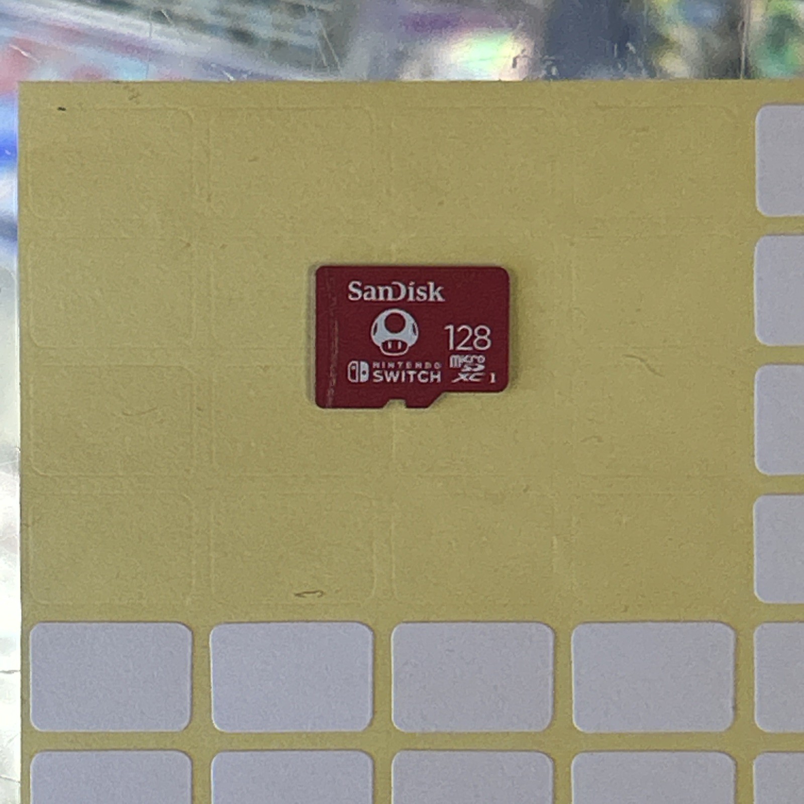 Official Sandisk 128GB MicroSD Memory Card (For Nintendo Switch in Red) Original
