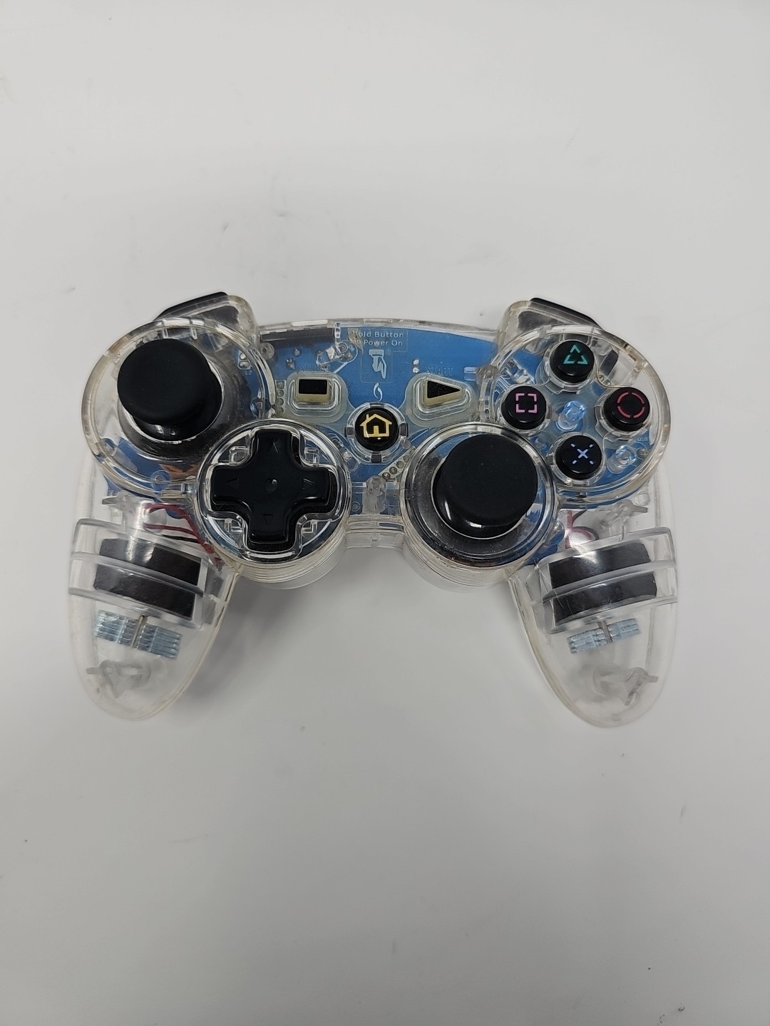Sony Playstation 3 PS3 Afterglow Clear Wireless Controller No Dongle, B001