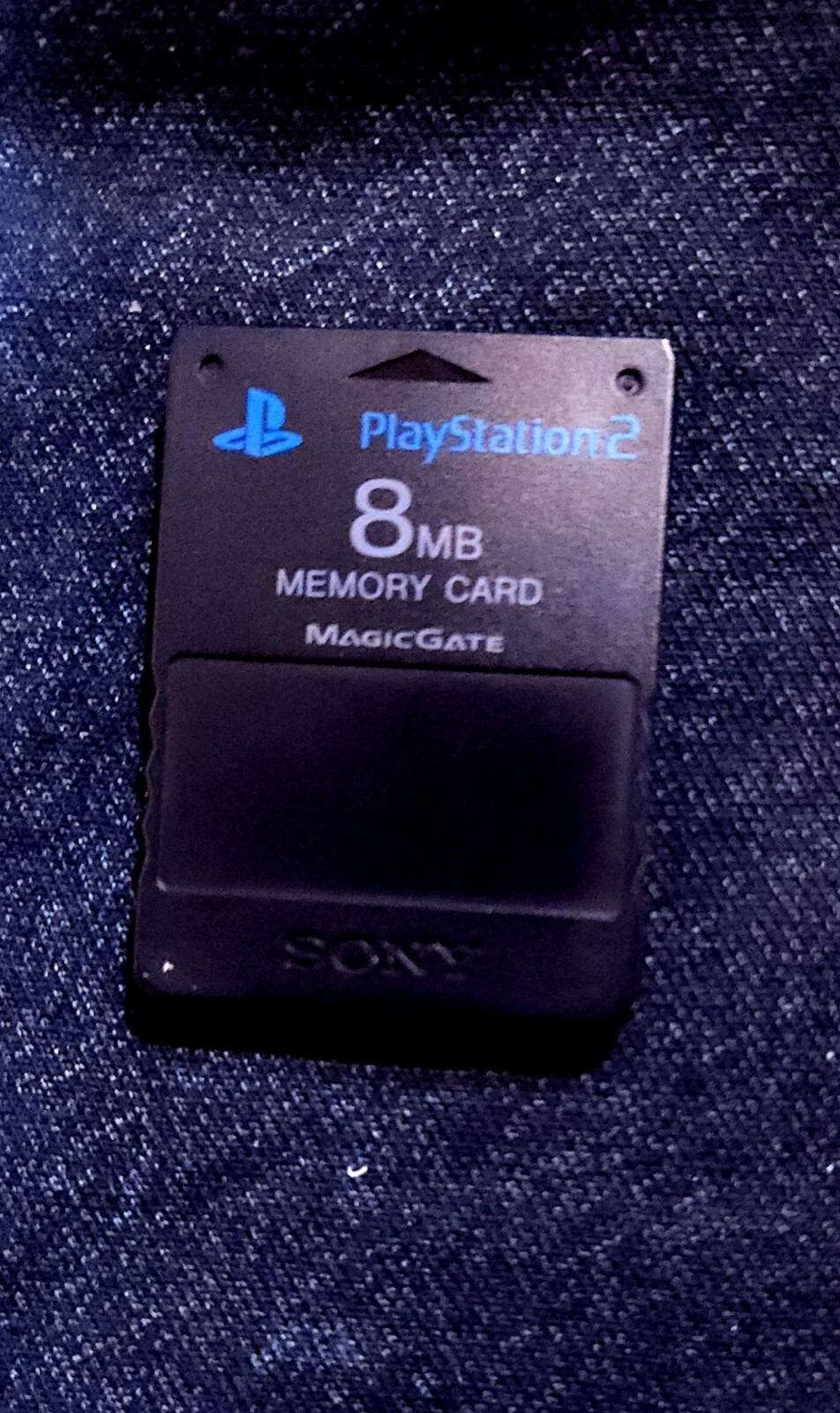 Sony Playstation 2 8MB OEM Memory Card – Red Blue Black – Tested