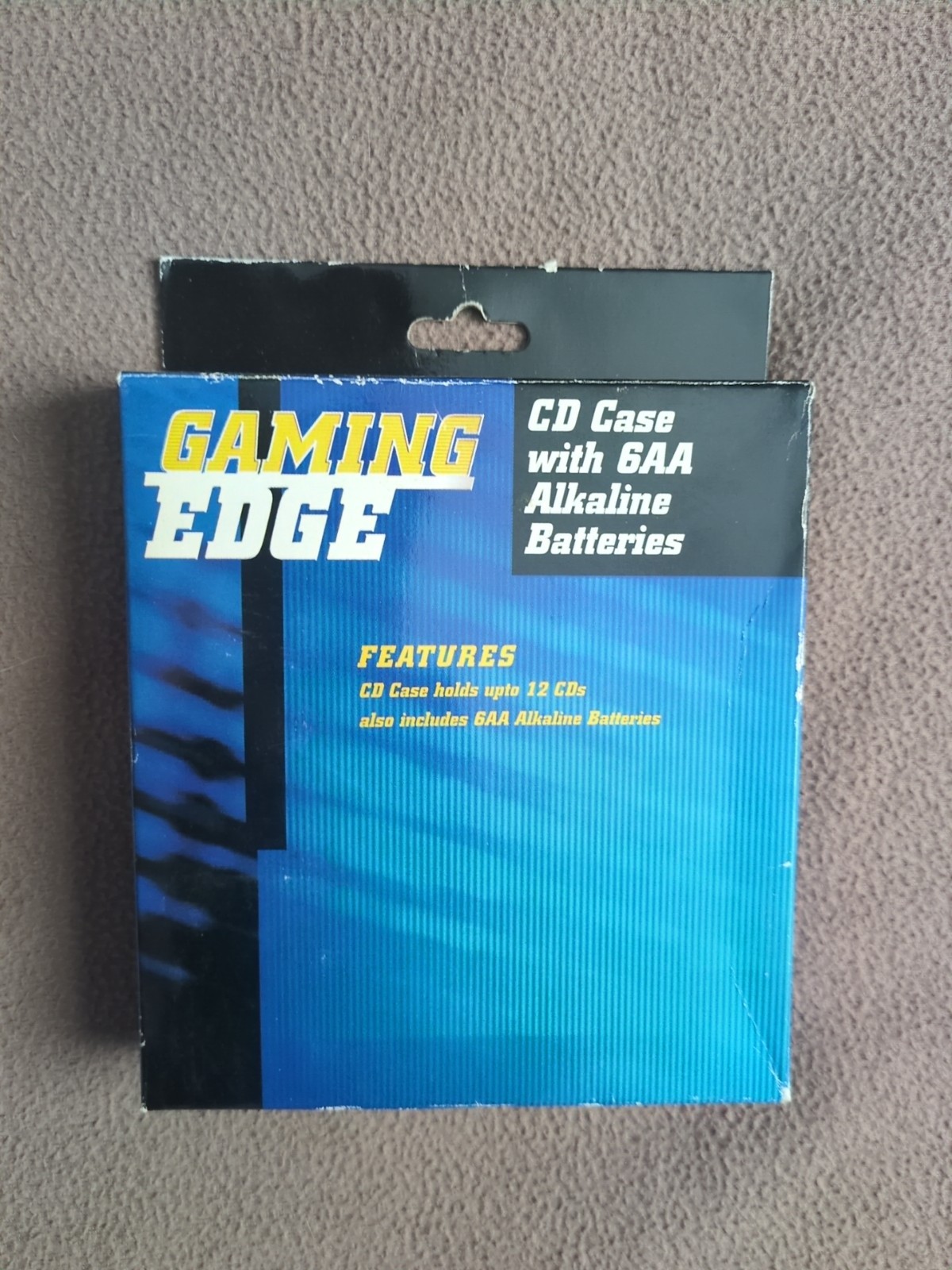 Gaming Edge PlayStation 2 CD Case w/6AA Battery Black New Game PS2 other Listed