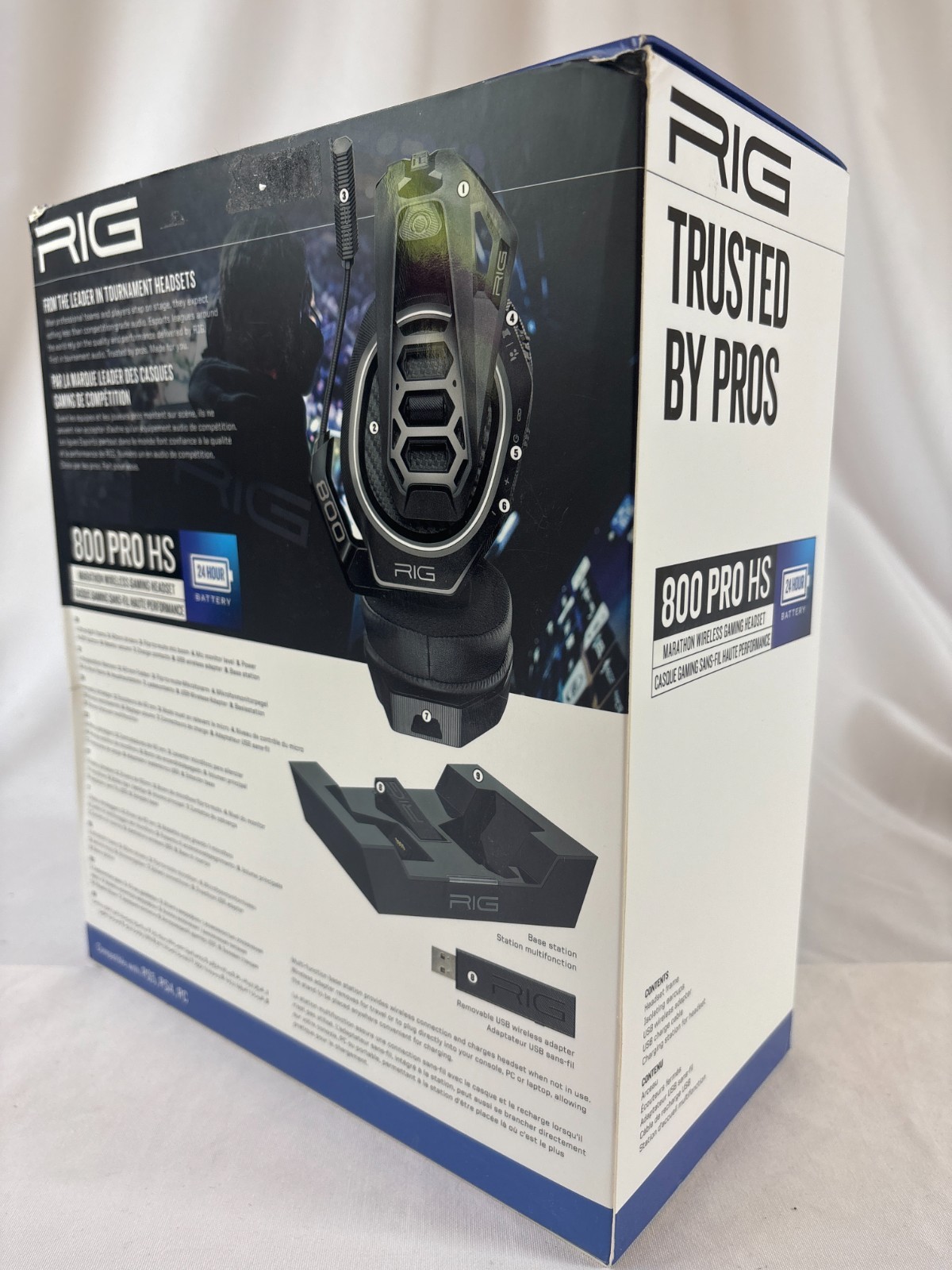 RIG 800 Pro HS Wireless Gaming Headset PS4 PS5 PC Open Box Untested
