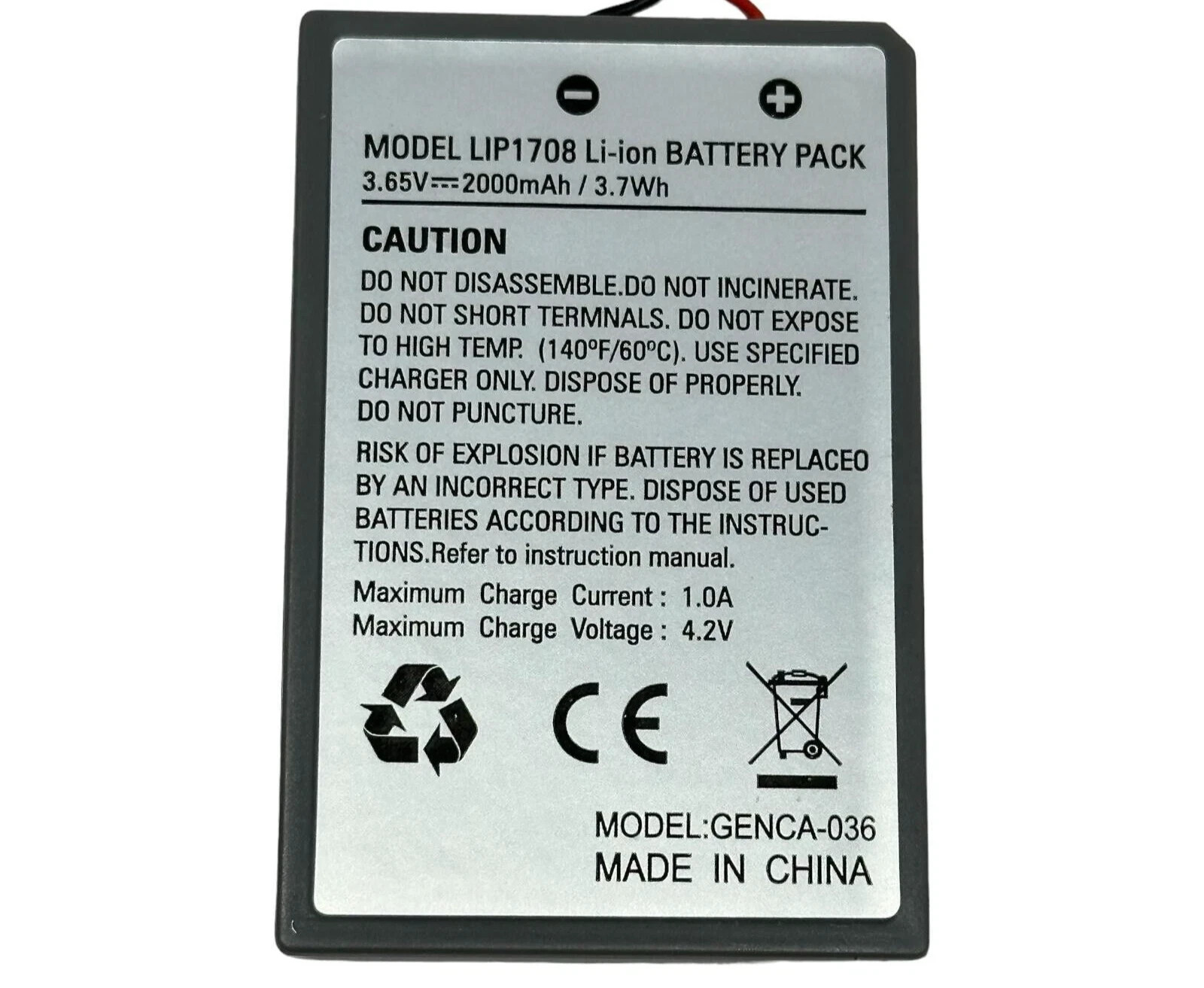 New LIP1708 Battery For Sony PlayStation 5 PS5 DualSense Wireless Controller