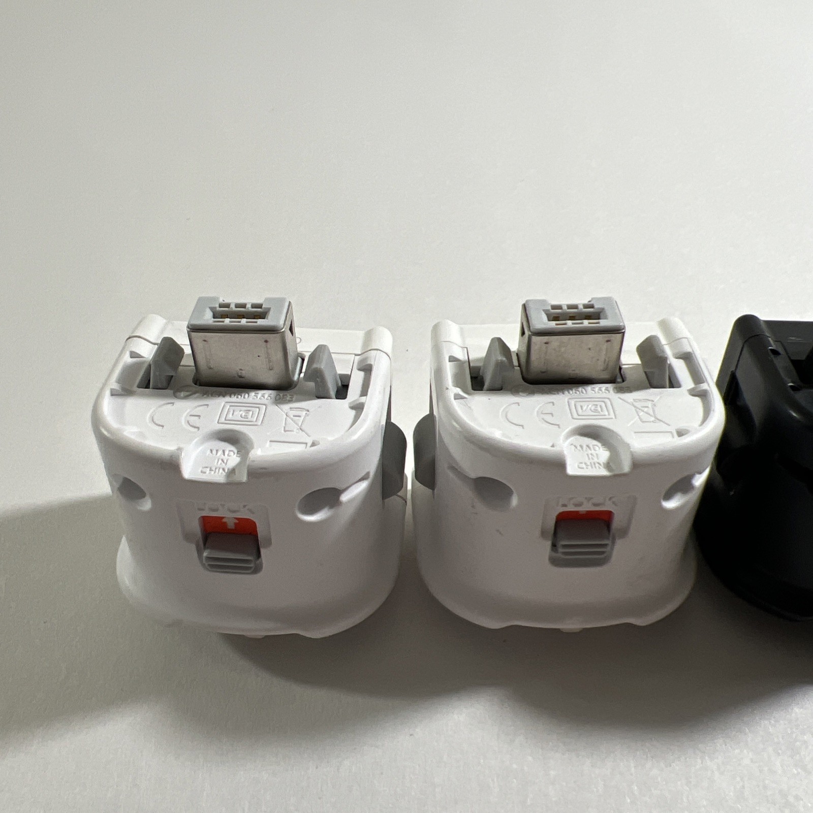 Lot of 4 Nintendo Wii Motion Plus MotionPlus Adapter OEM Official