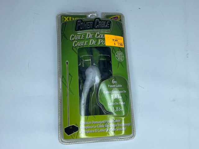 Intec Power Cable For First Generation Xbox – Never Used! Free Shipping.