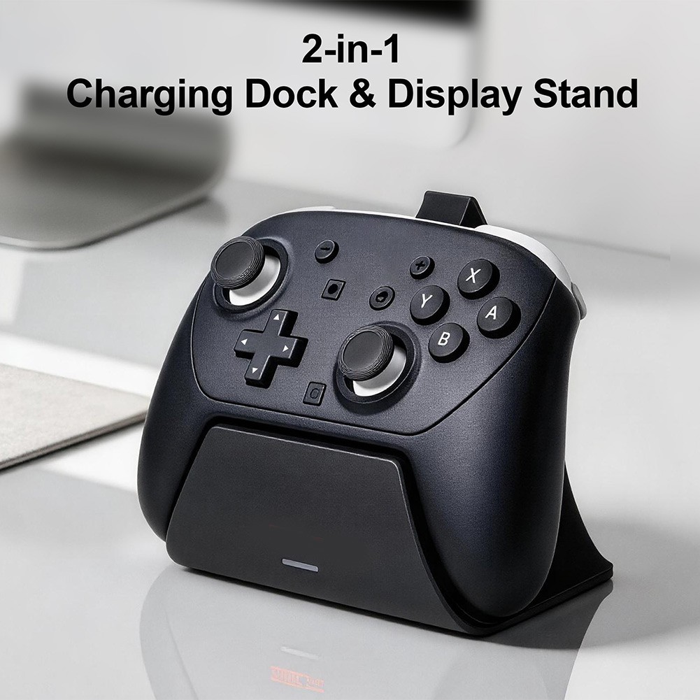ABS Charging for Switch for 2 Pro Controllers with Visual Charge Status