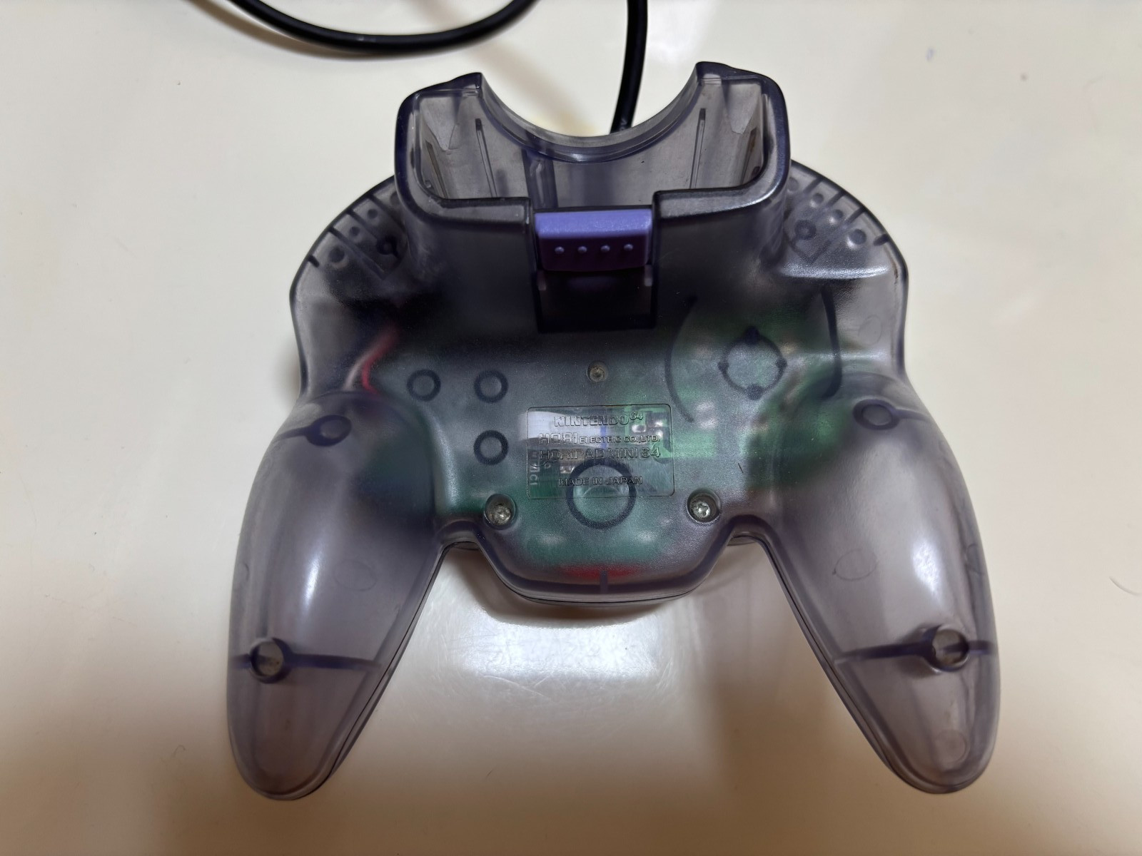 HORI Pad Mini 64 Clear Purple Controller Nintendo 64 N64 OEM Tested Japan