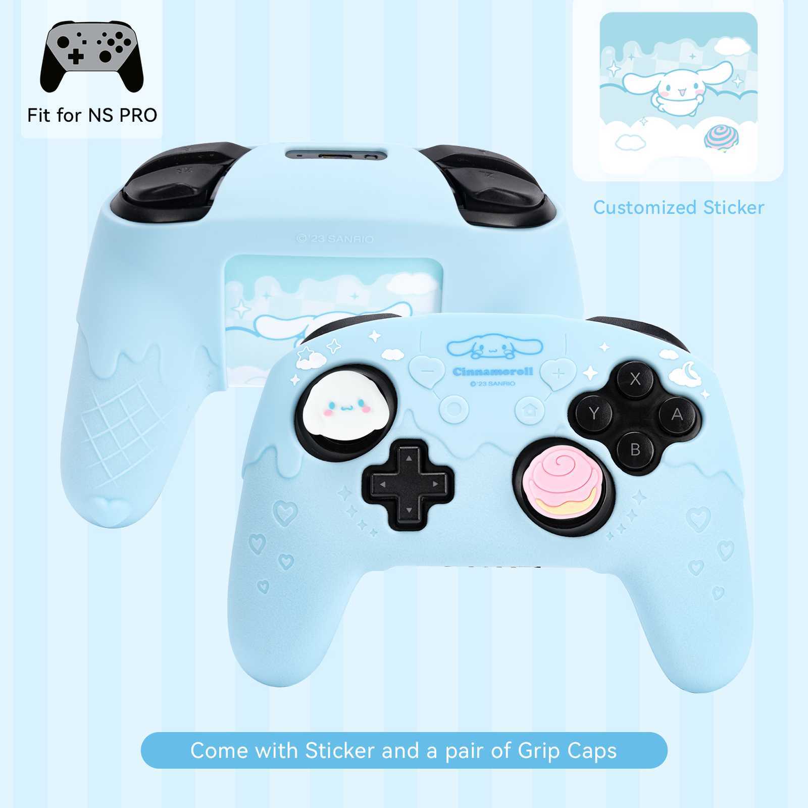 GeekShare X Sanrio Case for SwitchPro Controller+Thumb Grips+Sticker Cinnamoroll