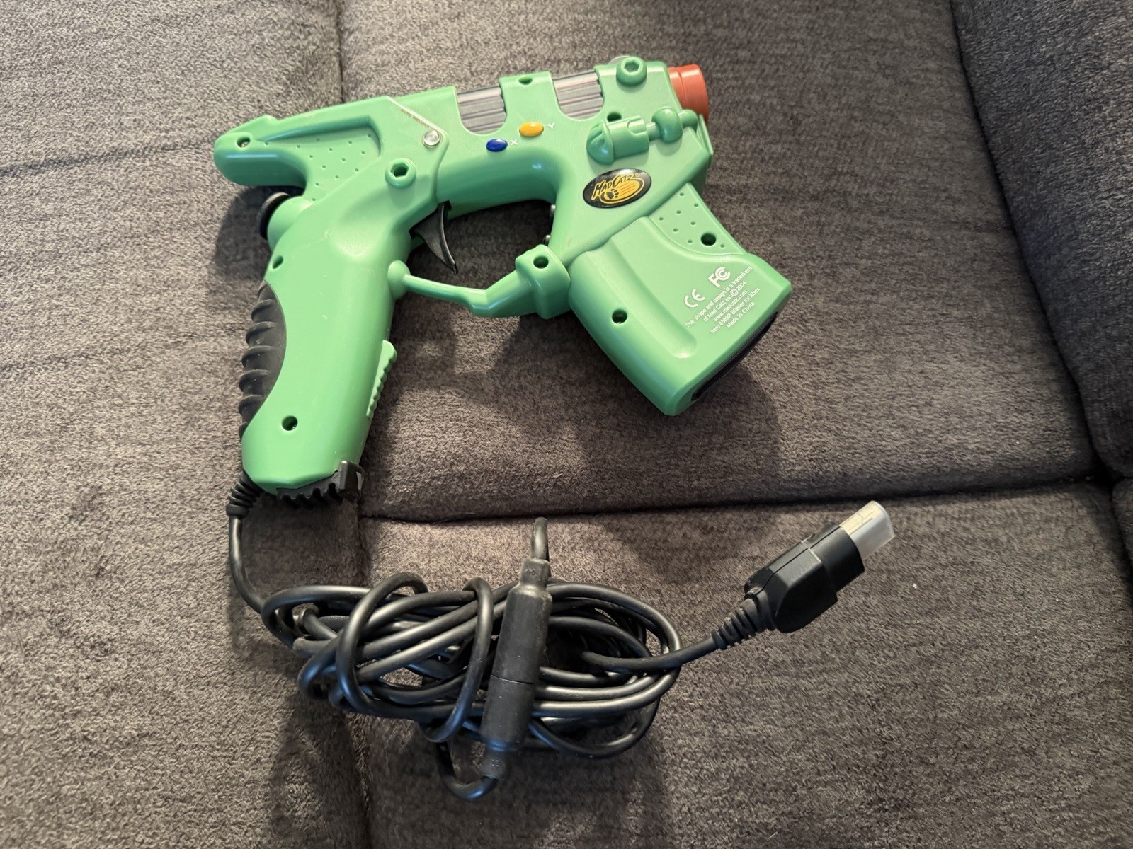 Mad Catz Gaming Green Light Blaster Gun Xbox Controller Auto Reload 4588