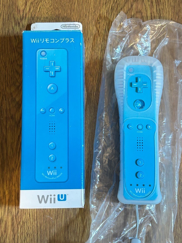 RVL-036 Nintendo Wii Remote Motion Plus OEM Blue Controller