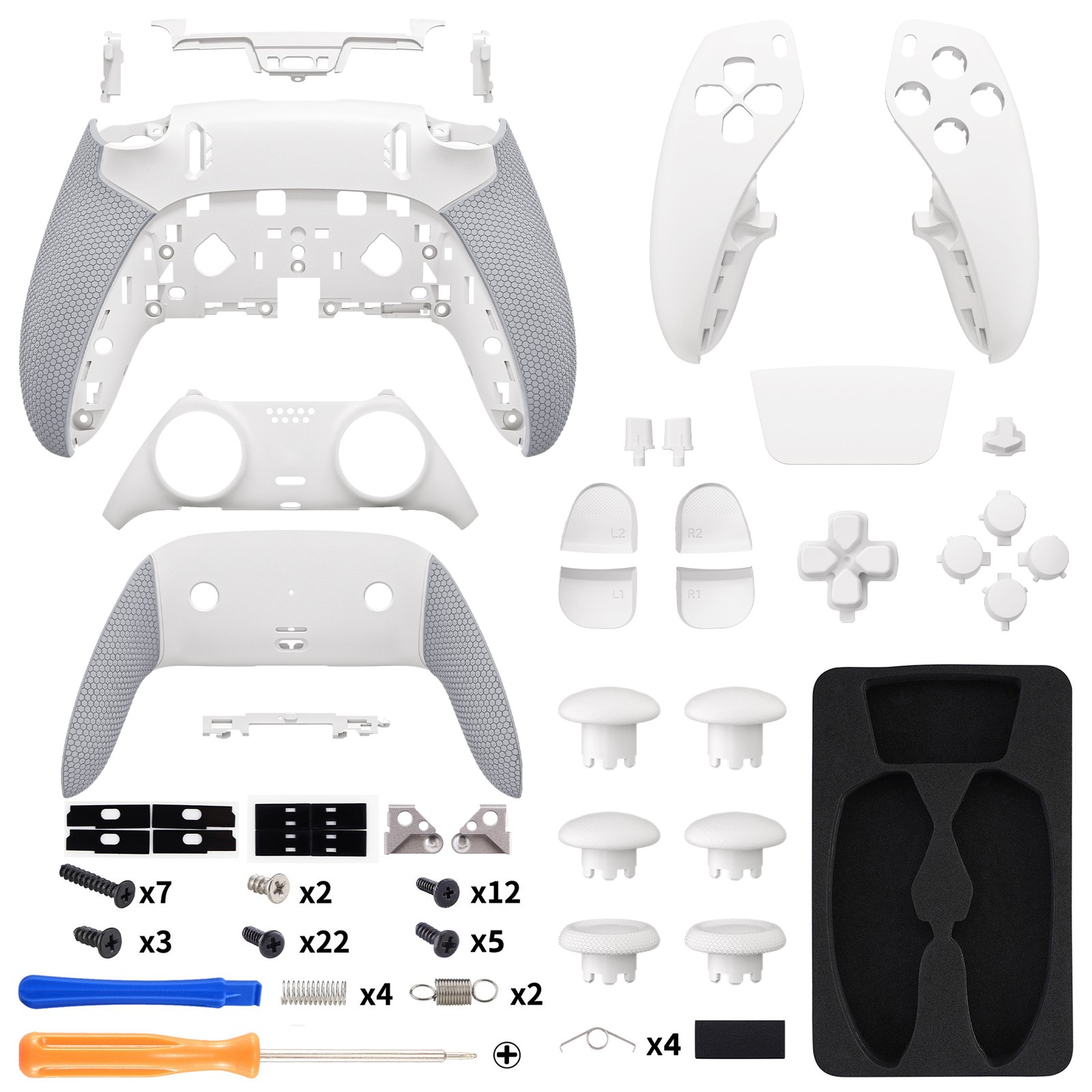 eXtremeRate Faceplate Beyond-ARC Full Set Shell Buttons for PS5 Edge Controller
