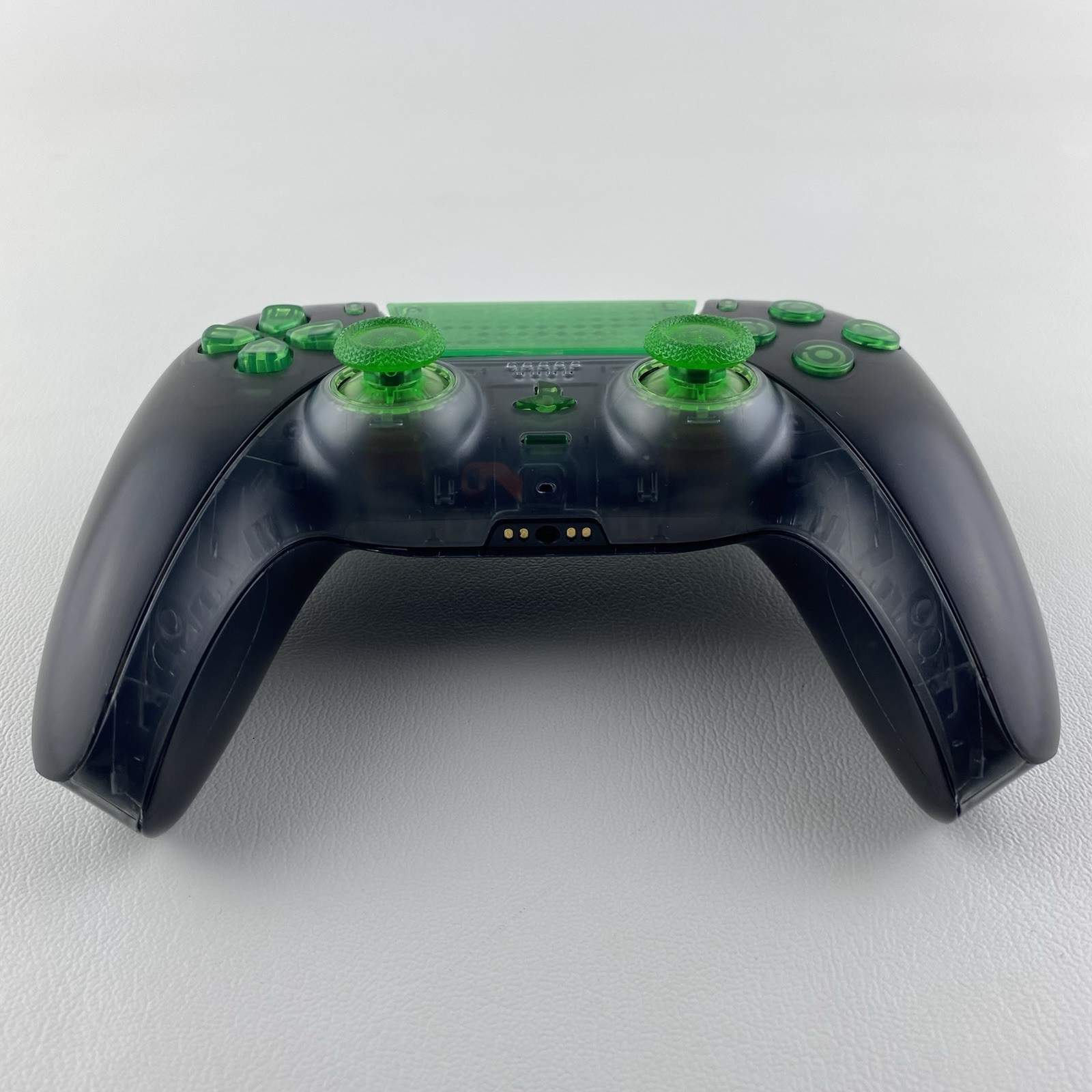 Sony PS5 DualSense Wireless Controller Custom Smoke Black Green w Hall Effect
