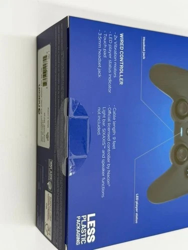 PS4 Wired Controller for PlayStation 4 & PC – Nacon – Black