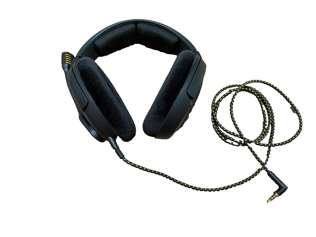 Sennheiser EPOS PC38X Gaming Headset Black/Yellow with Mic Used from Japan