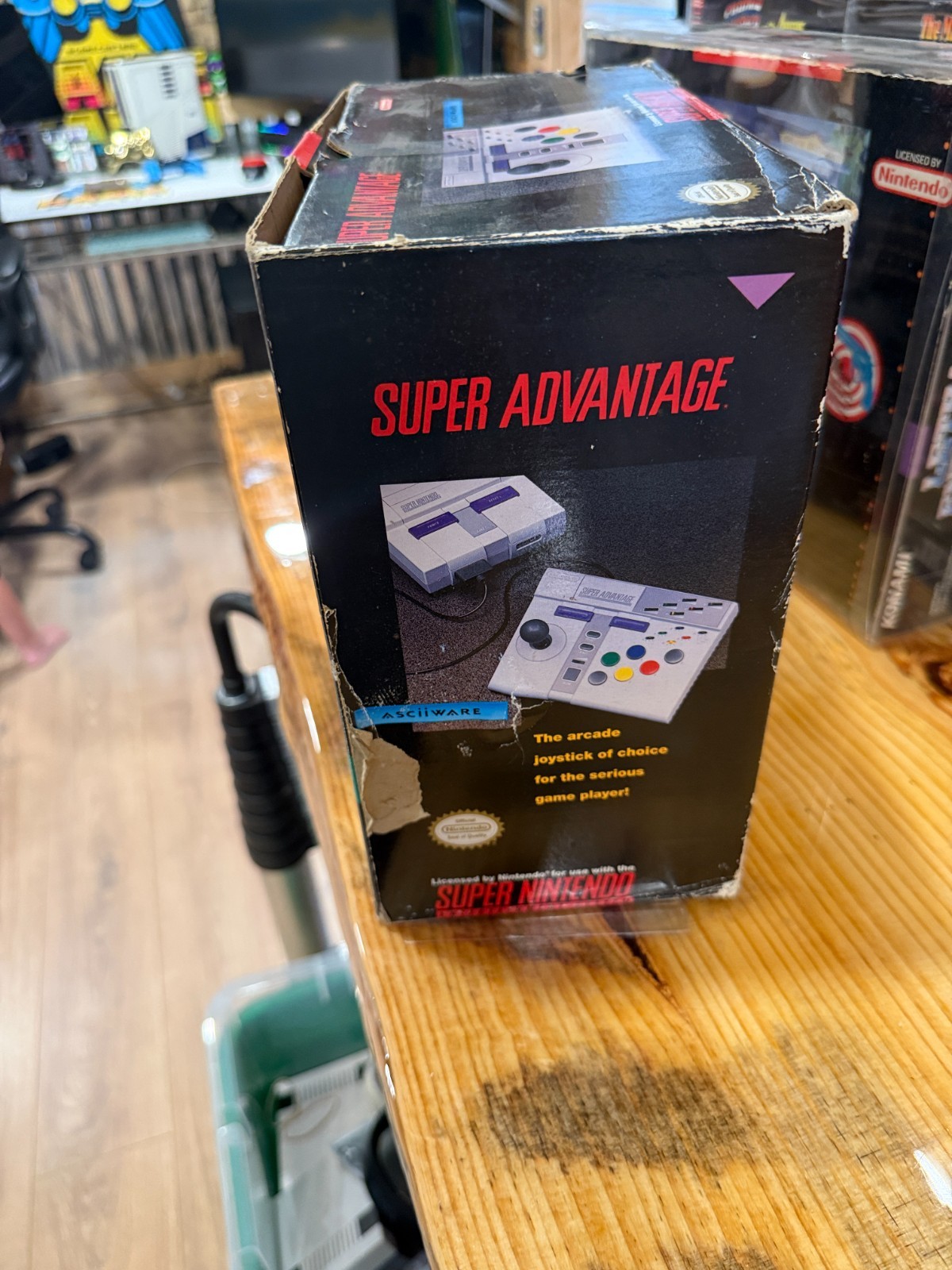 Super Advantage Arcade Stick Controller – Super Nintendo SNES (Complete)