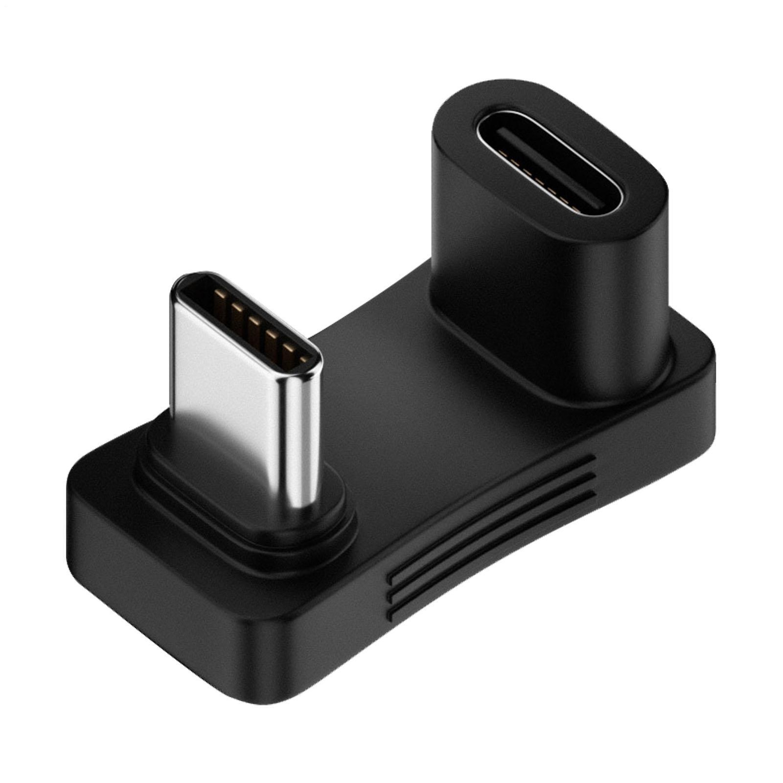 Upgraded 2 in1 Male to Female U Type USB C Converter Adapter for Notebook Phone