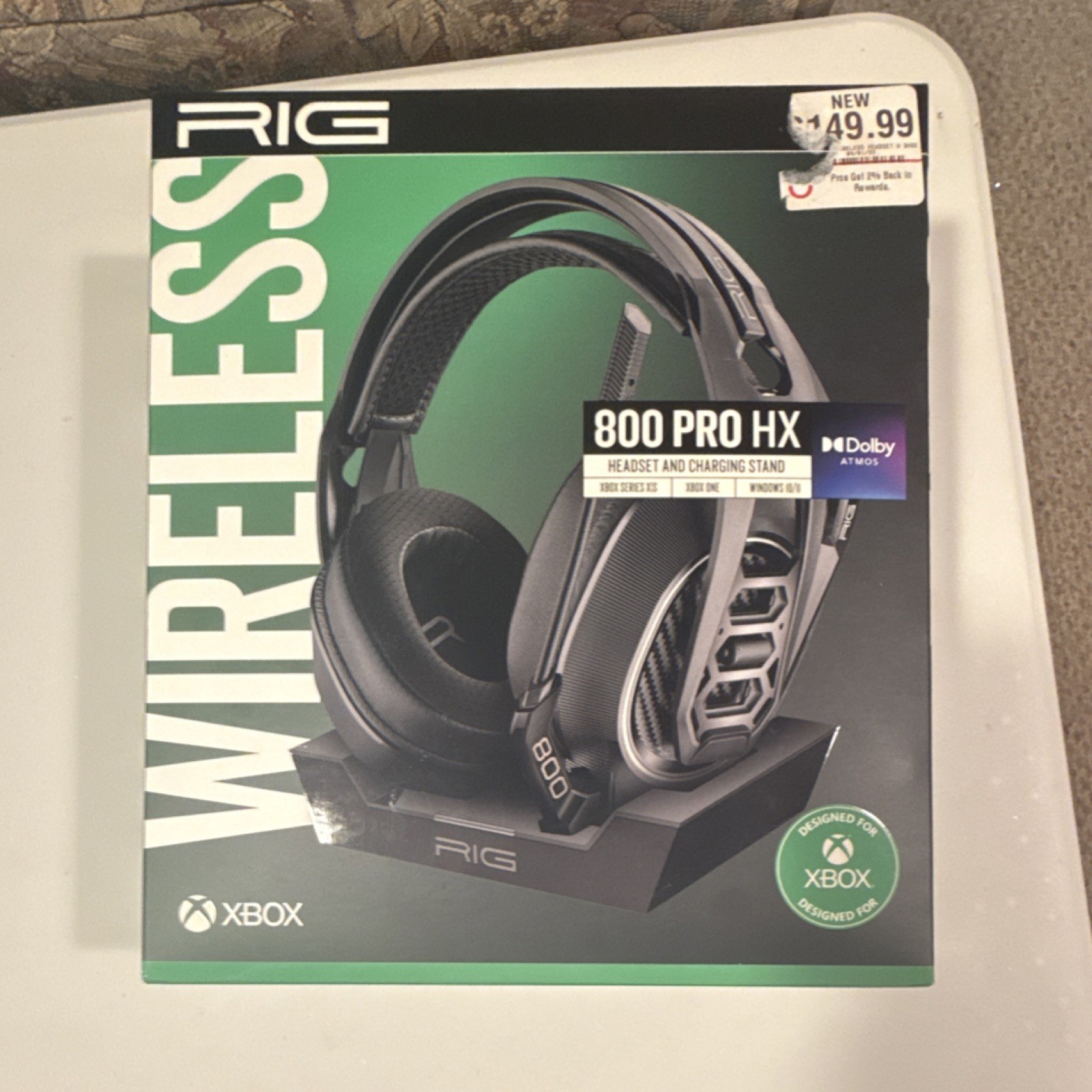 RIG 800 PRO HX Wireless Headset Double Earpiece for Xbox with Charging Stand