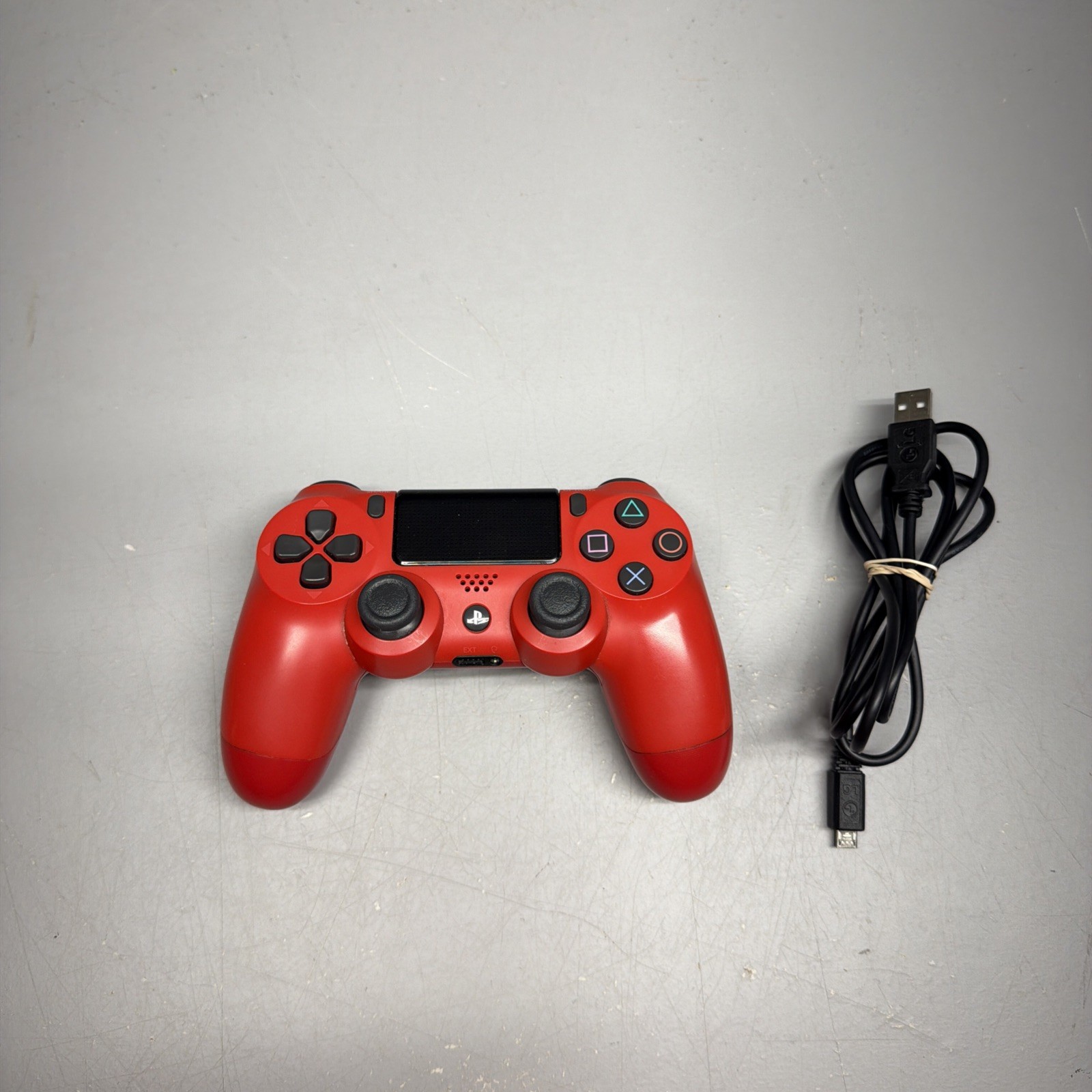 PlayStation 4 – OEM PS4 Magma Red DualShock 4 Wireless Controller